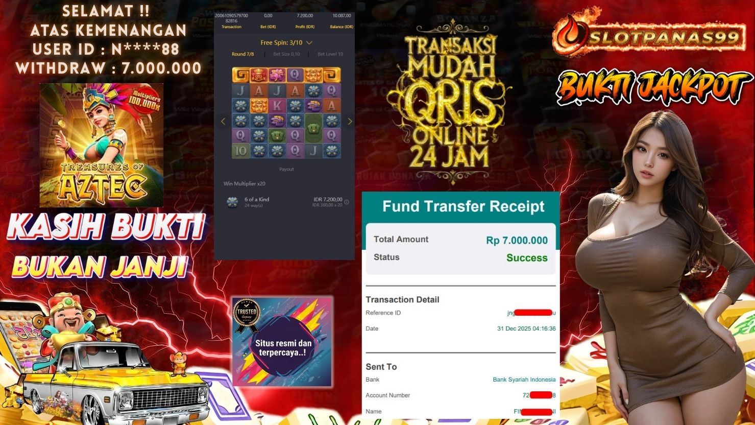 SLOTPANAS99 JACKPOT SLOT TREASURES OF AZTEC